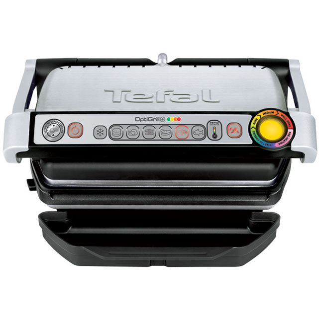 Image of Tefal OptiGrill+ GC713D40 Health Grill - Silver