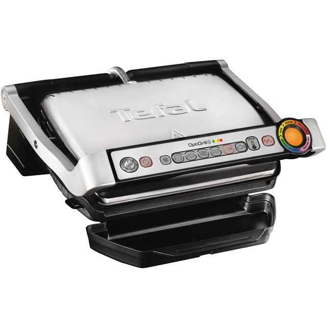 Image of Tefal OptiGrill+ GC713D40 Health Grill - Silver