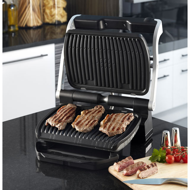 Image of Tefal OptiGrill+ GC713D40 Health Grill - Silver