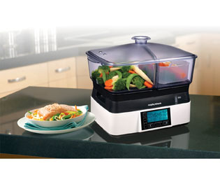 Image of Morphy Richards Intellisteam 48775 Steamer - White